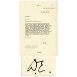 Dwight Eisenhower Letter Signed