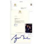 George W. Bush Letter Signed