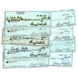 Barry Goldwater Signed Checks