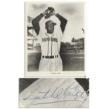 Satchel Paige Signed Photo