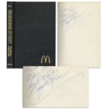 Ray Kroc twice signed book, ''Grinding It Out: The Making of McDonald's'', published by Henry