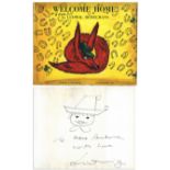 Ludwig Bemelmans Signed Book & Sketch