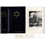 David Ben Gurion Limited Edition Signed Israel Book