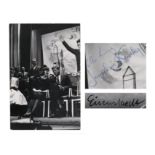 John F. Kennedy and Jackie Kennedy Signed Photo by Alfred Eisenstaedt