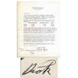 Richard Nixon Typed Letter Signed