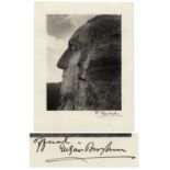 Gutzon Borglum Signed Photo