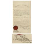 1901 Hawaii Territory Document Signed by Henry Cooper