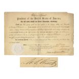 Ulysses S. Grant Document Signed