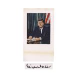 John F. Kennedy Official Portrait Signed by Alfred Eisenstaedt