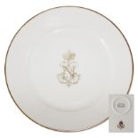 Napoleon III China Plate