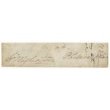 George Washington Franking Signature