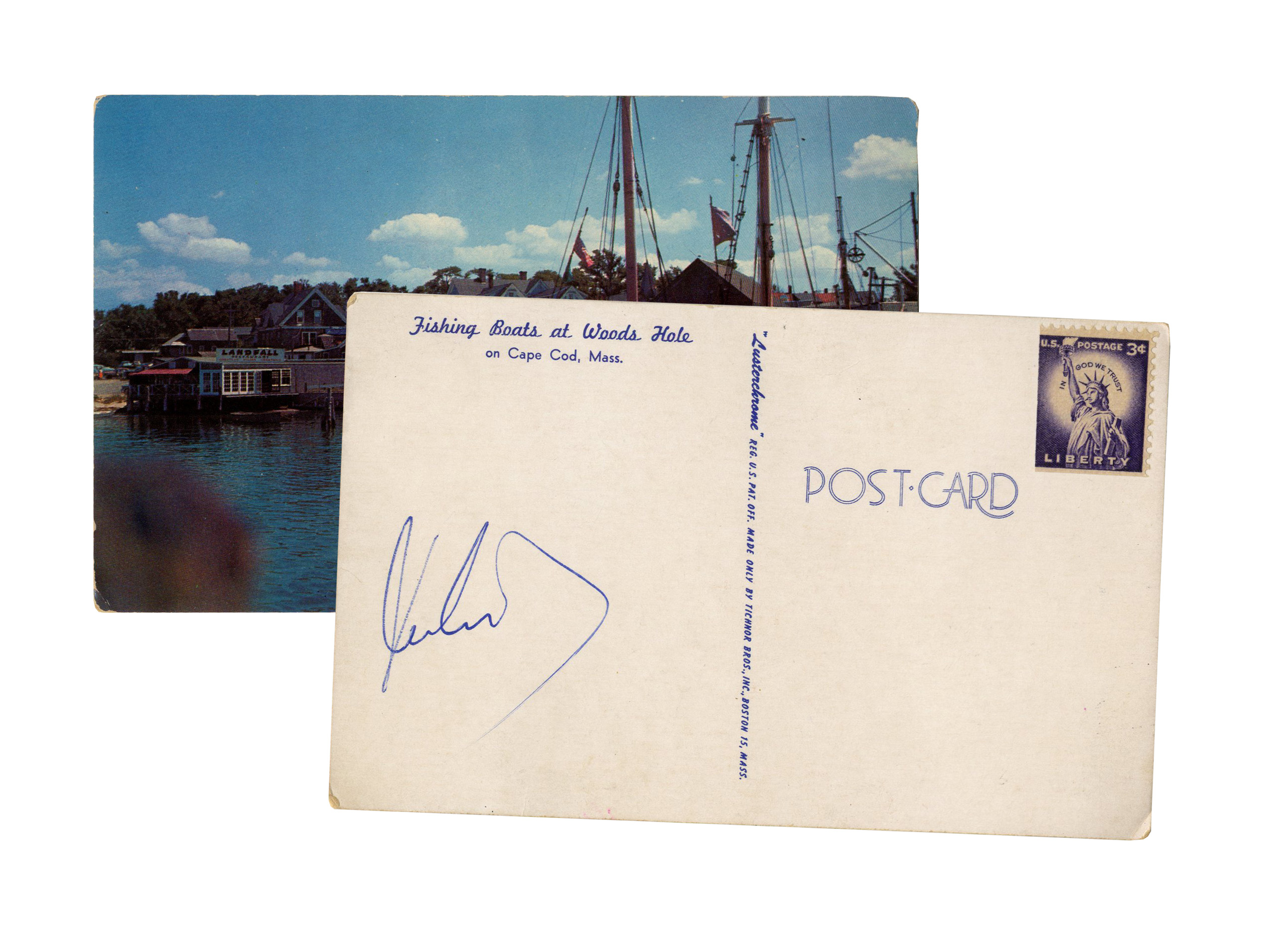 John F. Kennedy Signed Postcard