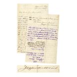 Jefferson Davis Autograph Letter Signed