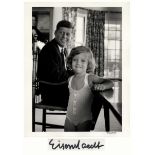 John F. Kennedy and Caroline Kennedy Photo Signed by Alfred Eisenstaedt