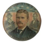 Theodore Roosevelt Presidential Campaign Pin 1904