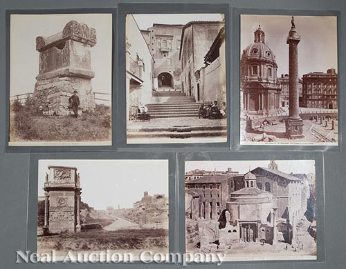 Collection of Fifty Grand Tour Albumen Photographs of Rome, 19th c., with 23 from Edizione Alinari - Image 4 of 13