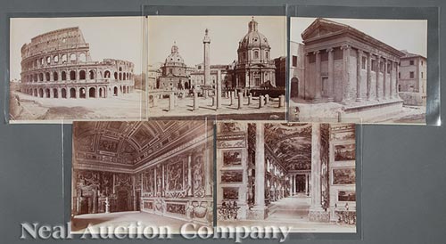 Collection of Fifty Grand Tour Albumen Photographs of Rome, 19th c., with 23 from Edizione Alinari - Image 11 of 13