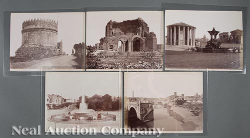 Collection of Fifty Grand Tour Albumen Photographs of Rome, 19th c., with 23 from Edizione Alinari - Image 8 of 13