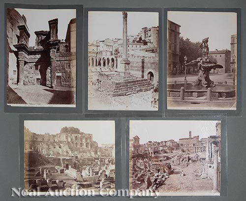 Collection of Fifty Grand Tour Albumen Photographs of Rome, 19th c., with 23 from Edizione Alinari - Image 3 of 13