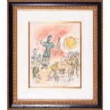 Marc Chagall (Russian/French, 1887-1985), 6 color lithographs from The Odyssey series, sheets 15 in.