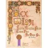 [Mardi Gras], Rex. ball invitation, theme "Visions", Feb. 10th, 1891. Ill.: Schindler, Henri,