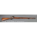 English Flintlock Fowling Rifle, 19th c., barrel l. 37 in