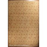 Sultanabad Carpet, sand brown ground, overall floral design, 9 ft. 10 in. x 13 ft. 7 in