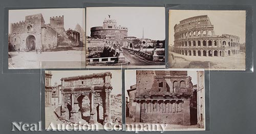 Collection of Fifty Grand Tour Albumen Photographs of Rome, 19th c., with 23 from Edizione Alinari - Image 10 of 13