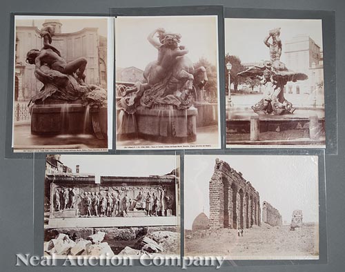 Collection of Fifty Grand Tour Albumen Photographs of Rome, 19th c., with 23 from Edizione Alinari - Image 6 of 13