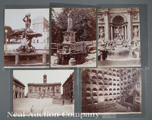 Collection of Fifty Grand Tour Albumen Photographs of Rome, 19th c., with 23 from Edizione Alinari - Image 7 of 13