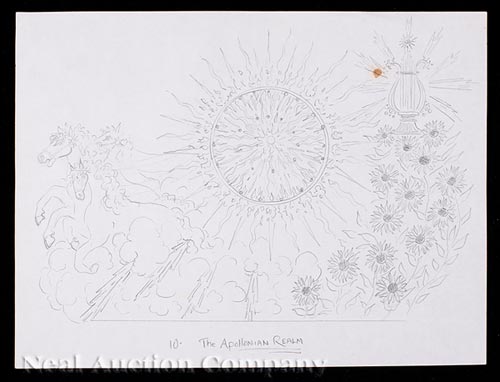 [Mardi Gras], Scott Garner (New Orleans, late 20th c.), float and related designs, c. 1990-2000, - Image 3 of 6