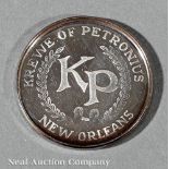 [Mardi Gras], Krewe of Petronius, commemorative doubloon, theme "The Killer Bees", 2003