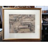 William Willats, a watercolour of Dieppe market. 16½ by 11ins. In a gilt frame. Est £40-60