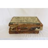 Two bound volumes of The Ipswich Journal, volume I 1804-1808, volume II 1809-1813 and two split