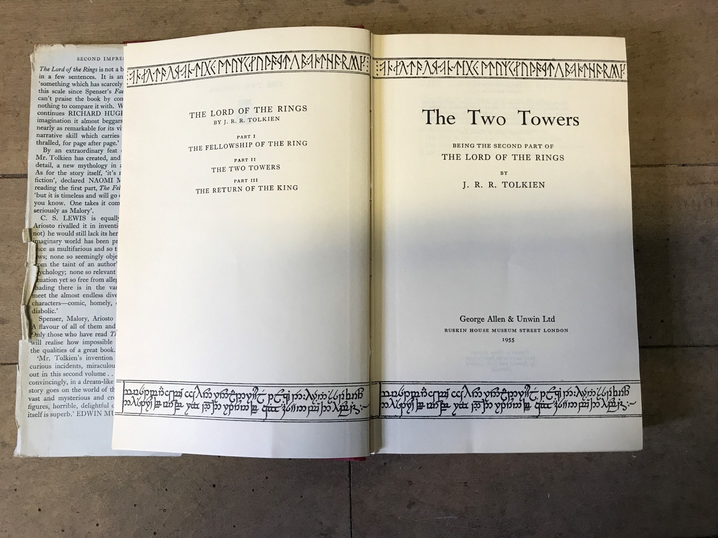 The Hobbit by J.R.R. Tolkein, eighth impression 1956. Published by George Allen & Unwin, The - Image 22 of 37