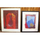 Dale Devereux Barker (b.1962) "Lordy Lordy" and "Freide 1" two lithograph prints, signed in