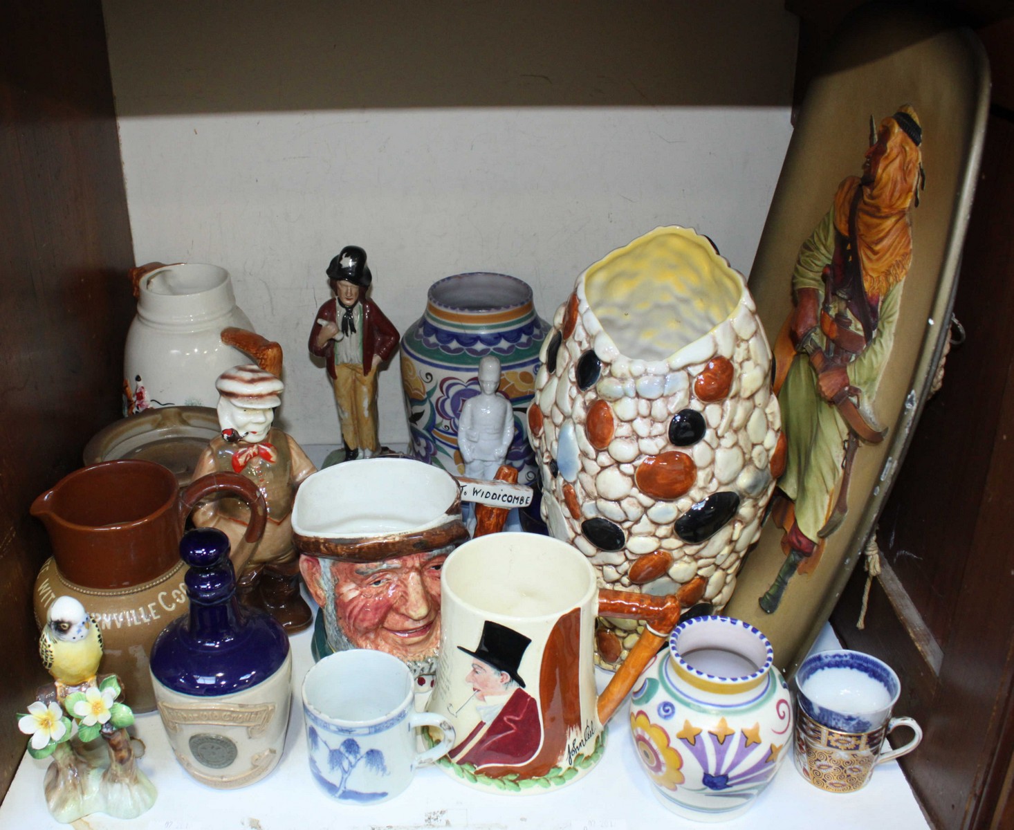 SECTION 18. A quantity of assorted mixed ceramics including a Sylvac pebble vase, a small Poole