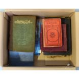 A postcard album of early 20th century and earlier cards, comprising approximately 100 postcards,