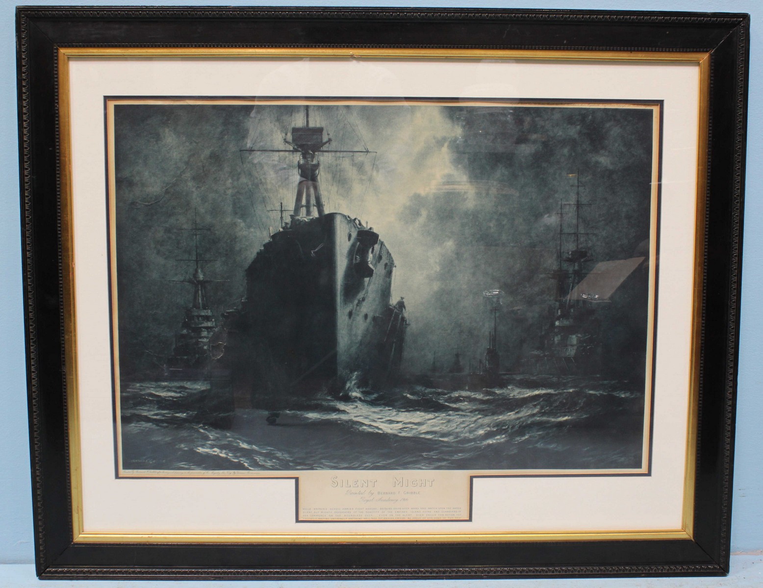 After Colin Baxter, HMY Britannia, signed in pencil, limited edition print number 51/100, 25 x 32cm,