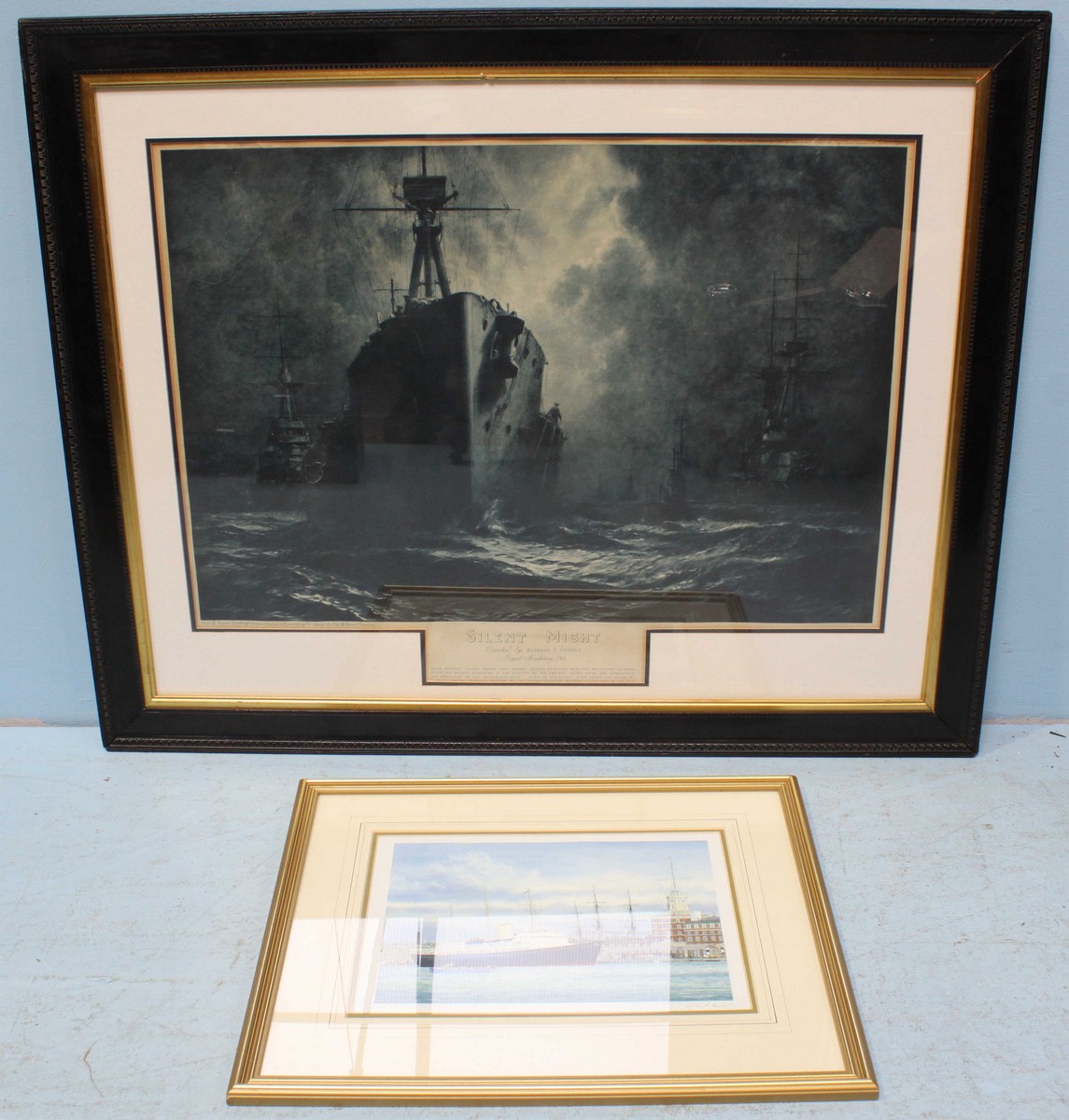 After Colin Baxter, HMY Britannia, signed in pencil, limited edition print number 51/100, 25 x 32cm, - Bild 3 aus 3