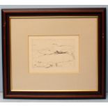 Barry Flanagan (1941-2009) 'Loch Ness no.3' Signed and dated '76' in pencil. Limited edition etching