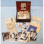 A mixed selection of cigarette and tea cards, including Wills, John Player and Brooke Bond, some