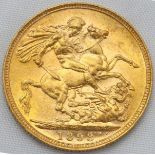 An 1893 Queen Victoria 22ct gold full sovereign, jubilee head