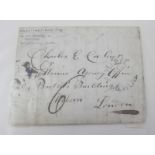 A collection of ten late 18th and early 19th century penny post letters, including examples from