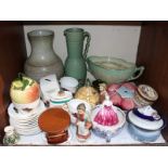 SECTION 8. A large selection of various ceramics, including a Coalport figure of a lady '