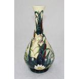 A Moorcroft ceramic vase in the Lamia pattern, designed by Rachel Bishop, signed and dated 1995,
