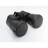 A pair of Zeiss 15x60 GA T* Marine Binoculars, black rubber armoured body with two attached rubber