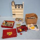 A quantity of Tri-ang model railway items including track and transformers etc, together with a