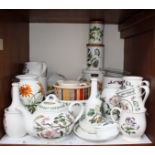 SECTION 17. A large collection of Portmeirion "The Botanic Garden" pattern ceramics, including