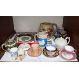 SECTION 2. An assortment of mixed ceramics including an 18th century Spode floral plate and a